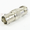 TNC Female (Jack) to BNC Female (Jack) Adapter, Nickel Plated Brass Body, High Temp, 1.25 VSWR - SM3546 - Fairview Microwave Inc.