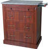 Wooden Laminate 480 Capacity Punch Card Medication Cart.. -- WL480PC-CM