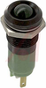 Indicator,Pnl-Mnt;LED;Green;70mcd;14mm;24VDC;black chrome;46 mm;-25degc;60deg;10 - 70011736 - Allied Electronics, Inc.