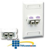 ICC 2-Duplex MT-RJ Angled Elite Bezel - IC108AM2 - TelephoneStuff.com