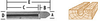 Straight & Groove Forming Bits, Veining - Single Flute - 733007-6A - Makita USA, Inc.