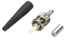 Fiber Optic Connector, Ceramic Ferrule, ST Multimode Simplex, 126-&mu;m/2.0-mm -- FOT204