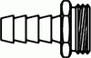 Hose Barb to Male GHT -- 4144-06-12 - Image