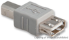 Usb Adapter, 2.0 Type A-Type B; Usb Connector Convert From L-Com - 97H8152 - Newark, An Avnet Company