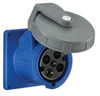 Circular Connector Receptacle 4 Position Panel; Product Range Hubbell Wiring Devices - 98F1060 - Newark, An Avnet Company