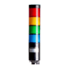 Stackable Tower Lighting, Beacons, and Components - PTE-AF-4FF-RYGB-B - Quarktwin Technology Ltd.