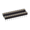 12+12 Pos. Female DIL Vertical Throughboard IC Socket -- D2924-42 - Image