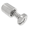 Captive Screw, 6-32 Thread, Press-in, Phillips/Slot Combination, Smooth Bright Knob - 52-2A-53-4 - Southco