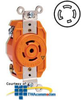 Leviton 30 AMP, 347/600V, Single Flush Receptacle with.. -- 2830-IG - Image