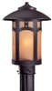8726-A615B 1 Light Post Mount - 8726-A615B - Minka Group