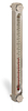Aluminum Liquid Level Gage with Card Thermometer, 10” Centerline, Front Mount 1/2”-13 - B3540-31000BA2W - Oil-Rite Corp.