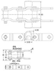 Part # 28423, WHX-159 CHAIN - C-STYLE LOG CRADLE ATTACHMENT