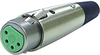 Connector, Xlr, Jack, 4 Position; No. Of Contacts Switchcraft/conxall - 27F067 - Newark, An Avnet Company