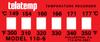 110-6 TEMP RECORDER 300-350F -- 110-6