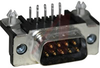 RT ANGL POST D-SUB CONNECT;METAL;PLUG W/4-40&BDLCK;9 - 70041644 - Allied Electronics, Inc.