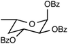 1,2,3-Tri-O-benzoyl-4-deoxy-α-L-fucopyranose - 13915 - Medical Isotopes, Inc.
