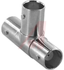Adapter, Coaxial; BNC T 3 Female; 50 Ohms - 70081340 - Allied Electronics, Inc.