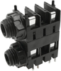 Phone Jack, Nylon6.6, 3Pos, Pcb; No. Of Contacts Cliff Electronic Components - 85AC1764 - Newark, An Avnet Company