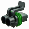 Housing Conn, Rcpt, 2Pos, Black; Product Range Aptiv/delphi - 61AC8873 - Newark, An Avnet Company
