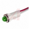 Indicator,Pnl-Mnt;LED,Green, Solid State; 105-125 VAC, Polycarbonate Lens, Round - 70130330 - Allied Electronics, Inc.