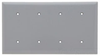 Standard Wall Plate - SP44-GRY - Legrand - Pass & Seymour
