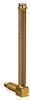 Vented Long Elbow Brass Liquid Level Gage, 7 21/32” Sight Opening, 5/8” Diameter Glass, 3/8” Male NPT Mounting Thread -- B1150-8