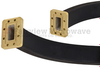 WR-137 Twistable Flexible Waveguide in 12 Inch Using CPR-137G Flange With a 5.85 GHz to 8.2 GHz Frequency Range - SMW137TF006-12 - Fairview Microwave Inc.