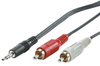 Audio Cable, 3.5Mm-Rcax2 Plug, 10M, Blk; Connector To Connector Roline - 43AC9912 - Newark, An Avnet Company