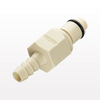 PLC12 Series Coupling Insert, Shutoff Polypropylene In-Line Hose Barb - PLCD2200412 - Qosina Corp.