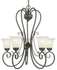 M205063 Mid. Chandeliers-Glass Up - 753114 - Capital Lighting, Inc.