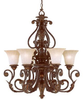 1-4084-6-16 Mid. Chandeliers-Glass Up - 767893 - Capital Lighting, Inc.