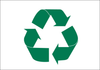 Brady B-401 High Impact Polystyrene Rectangle White Recycle & Environment Sign - 10 in Width x 7 in Height - 25943 - 754476-25943 - R. S. Hughes Company, Inc.