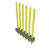 Headers, Male Pins - 612-TSW-106-18-G-S-LL-ND - DigiKey