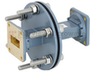 WR-90 Waveguide Bulkhead Adapter Using UG-39/U Square Cover Flange and Operating from 8.2 GHz to 12.4 GHz - FMWAD5014 - Fairview Microwave Inc.