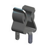 Snap in PC Fuse Clip w/o Orientation Leg -- 3512 - Image