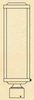 B7930 Medium Gemini Post Mount - Hanover Lantern, Inc.