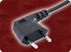 CEE 7/16 EURO 2 LEFT/RIGHT ANGLE to IEC-60320-C7 HOME // Power Cords // International Power Cords // Europe Power Cords -- 8719.010 - Image