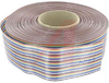 Cable, Flat Ribbon, 50 Conductor, 28AWG, Stranded, PVC, 300V, Color Coded - 70216288 - Allied Electronics, Inc.