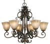 3890-6 GB Mid. Chandeliers-Glass Up - 705841 - Capital Lighting, Inc.