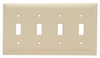 Standard Wall Plate - SP4-I - Hubbell Wiring Device-Kellems