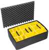 Pelican 1655 Yellow Padded Divider Set for 1650 Case -- PEL-016500-4050-000