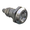 Quarter-Turn Cam Latch, 8 mm Triangle Recess, Sealed, Zinc Alloy, Chrome Plated, Bright - E5-6-032-01 - Southco