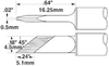 Metcal Smartheat Soldering Cartridge SSC-673A - Knife Tip - 0.64 in Tip Length - 0.02 in Tip Width - SSC-673A - R. S. Hughes Company, Inc.