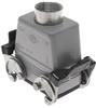 Standard, Rectangular Hood, size 57.27, Double Latch with gasket, Top PG21 cable entry - CAV-10G - Mencom Corporation