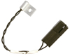 500 Series surface temperature probe, NTC, 10,000 Ohm, ±0,2 °C [0.36 °F] tolerance, 0 °C to 70 °C [32 °F to 158 °F] accuracy, ring tongue (#6), lead wires/Molex 7010 -- 590-32AD16-103 - Image