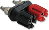 Binding Post, Dbl, 30A, Turret, Blk/red; Product Range Pomona - 51X2213 - Newark, An Avnet Company