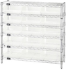 Open Wire Shelving, 6Shelves, 15Bin, Clr; Shelving Unit Type Quantum Storage - 42AC7434 - Newark, An Avnet Company