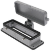 Standard, Rectangular Base, Bulkhead mount, size 104.27, 4 Pegs & cover - CHI-24CS - Mencom Corporation