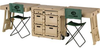 Pelican Field Desk with 2 Tables & 2 Chairs - Olive Drab -- PEL-472-FLD-DESK-DD-137 - Image