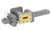 30 dB WR-90 Waveguide Crossguide Coupler with CPR-90G Flange and SMA Female Coupled Port from 8.2 GHz to 12.4 GHz in Bronze - FMWCT1073 - Fairview Microwave Inc.